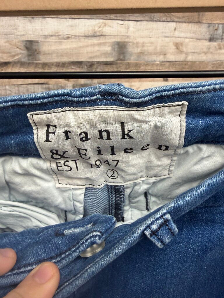Frank & Eileen Wicklow Medium Wash Cropped Skinny Jeans