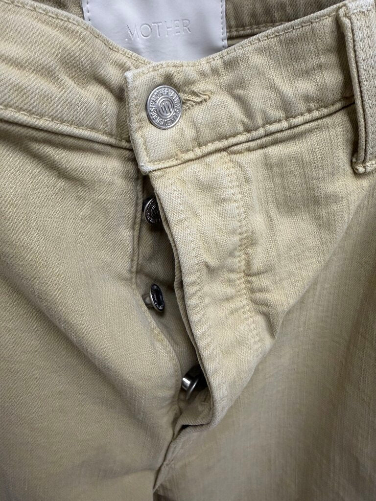 Mother Superior Tan Straight Leg Jean