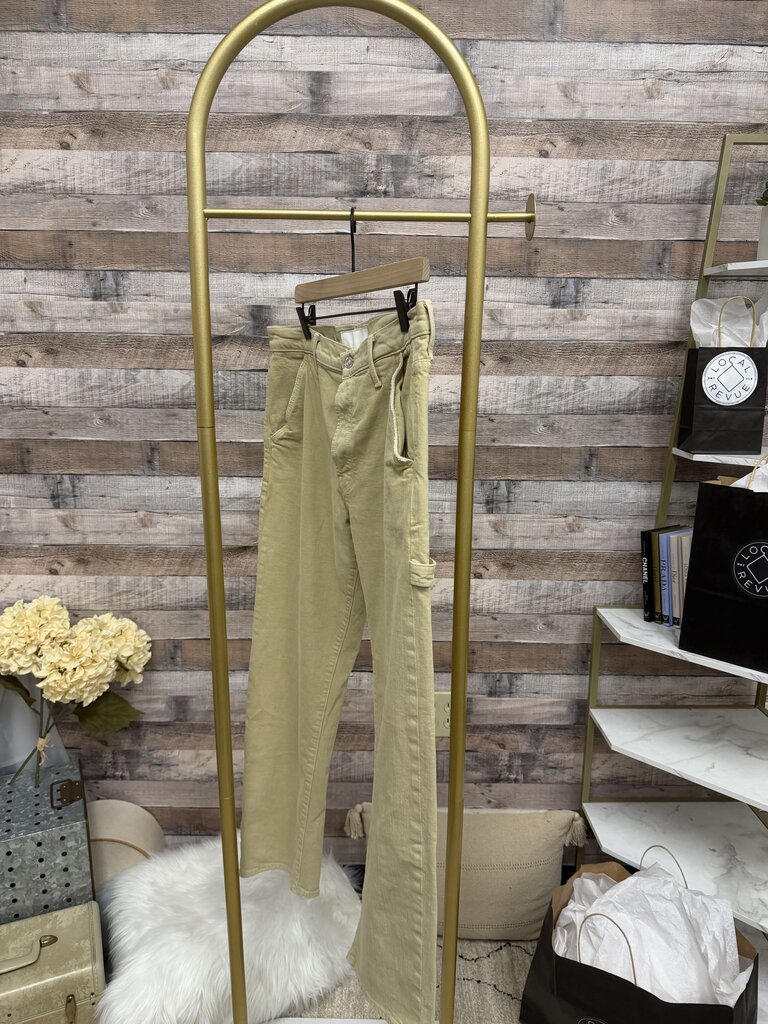 Mother Superior Tan Straight Leg Jean