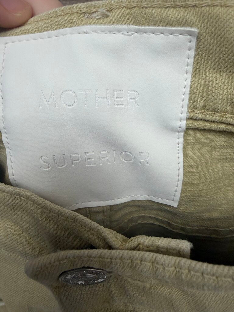 Mother Superior Tan Straight Leg Jean