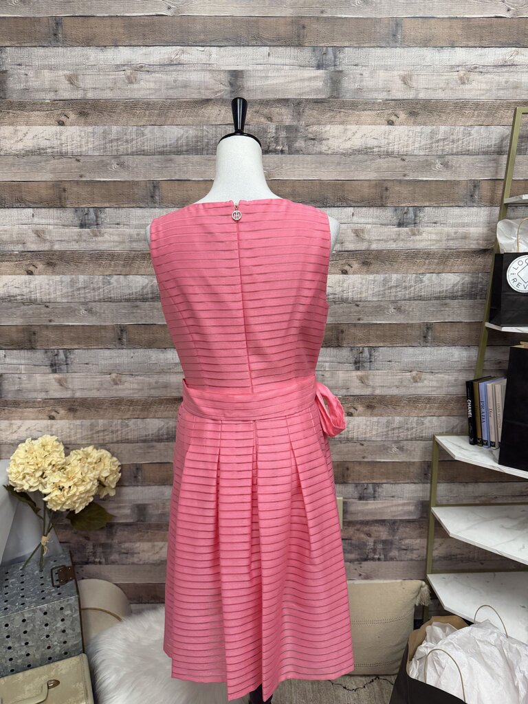 Tommy Hilfiger Pink Illusion Stripe Fit & Flare Dress