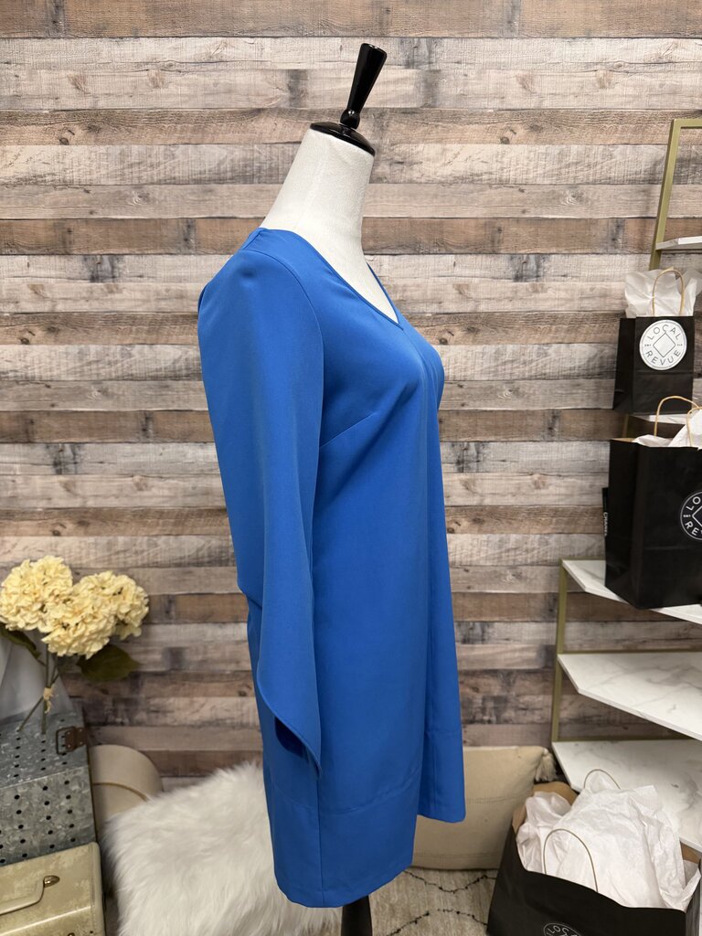 Laundry by Shelli Segal, 3/4 Sleeve V-Neck Dress