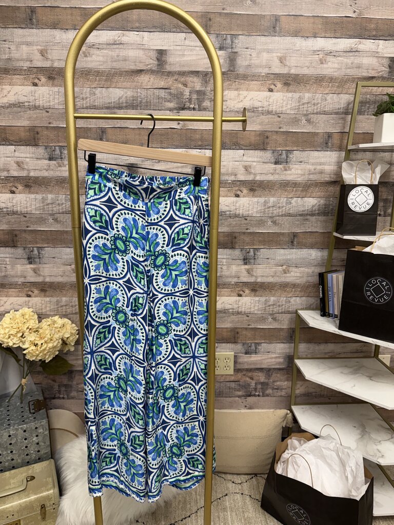Emerson Rose Wide-Leg Paisley Print Pants