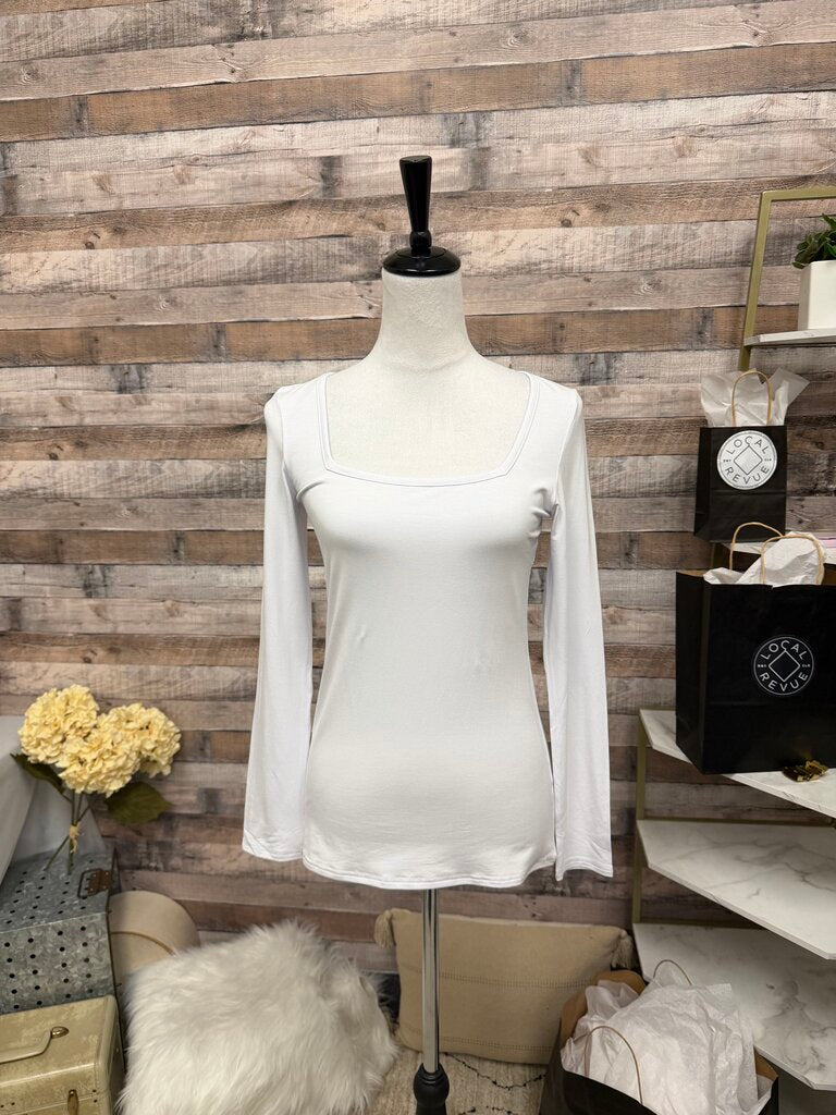 OThread & Co Long Sleeve Square Neck T-Shirt