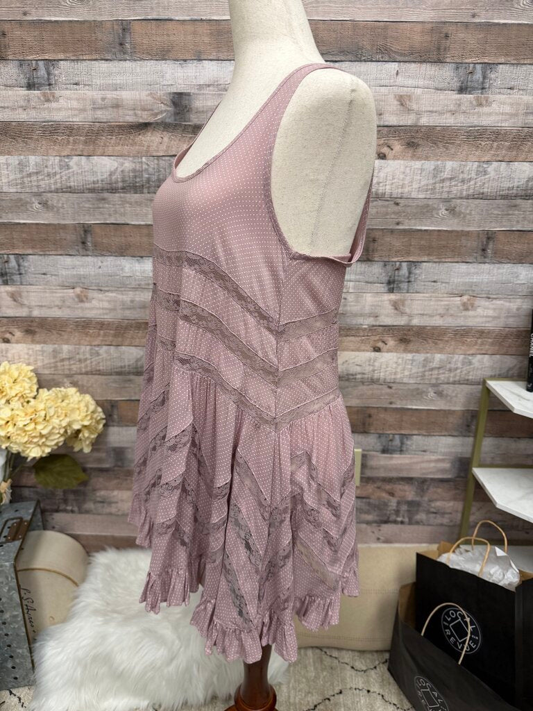 NWT Free People Intimately Rose Lace Slip Dress