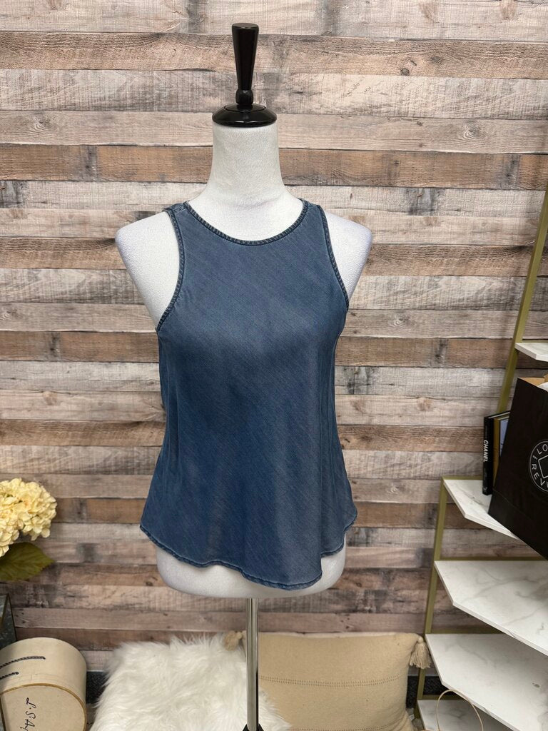 Gap Blue Tencel Sleeveless Tank
