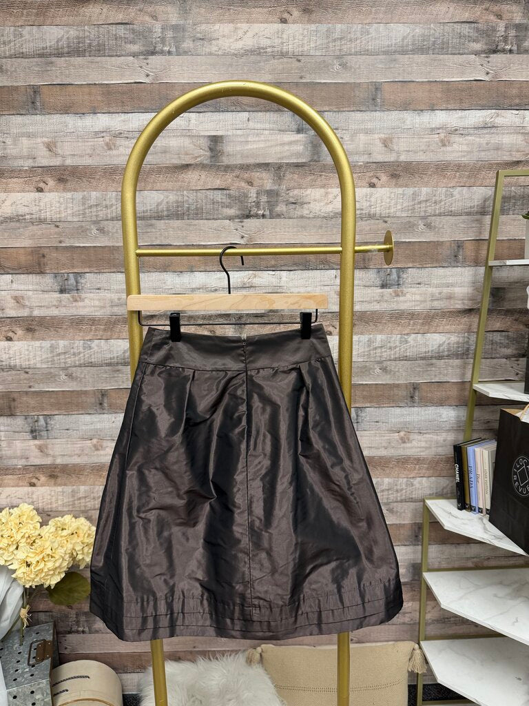 Banana Republic A-line Pleated Midi Skirt
