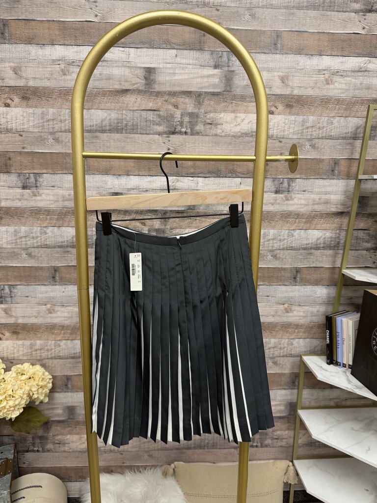 NWT J.Crew, Striped Design Pleated Midi Skirt