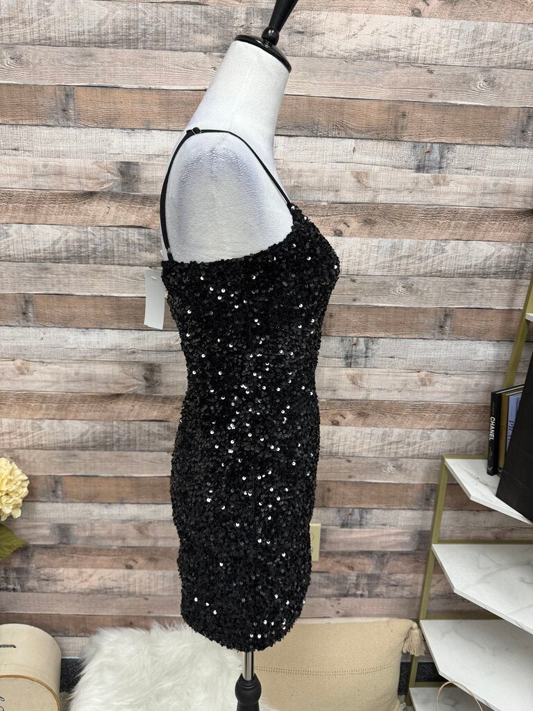 NWT BP Brand Black Strap Cocktail Dress