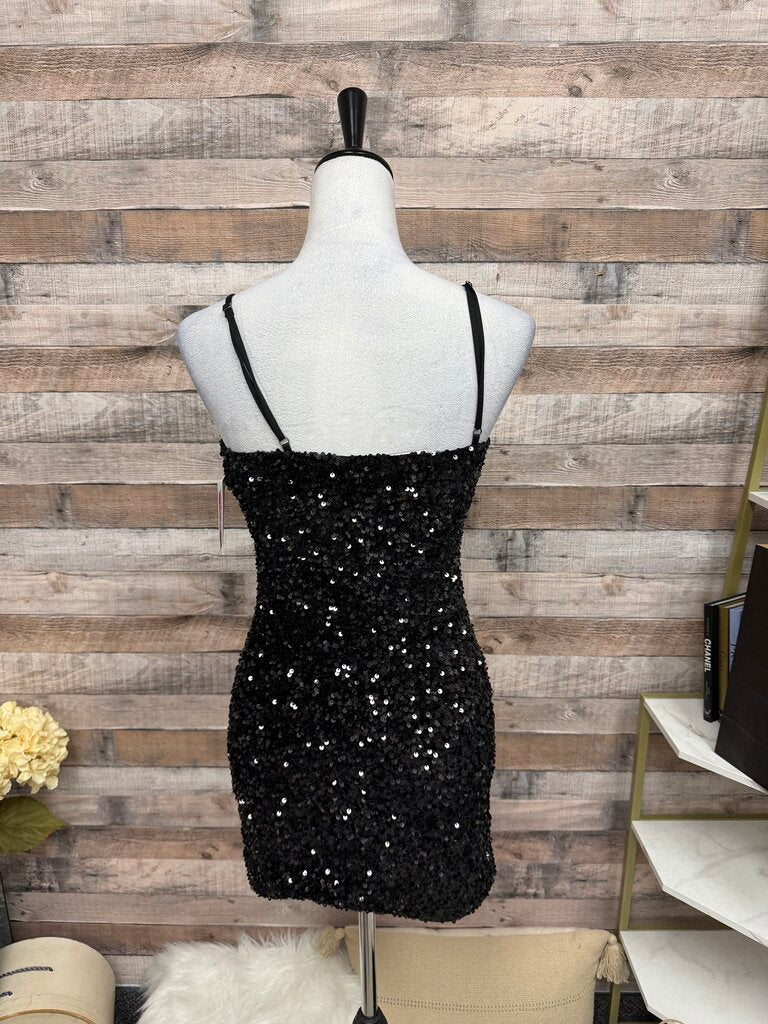 NWT BP Brand Black Strap Cocktail Dress