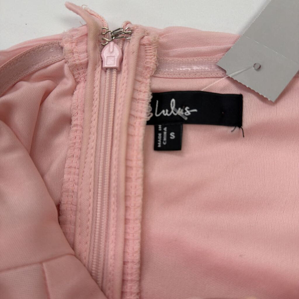 Lulus Pink Strapless Tiered Maxi Dress