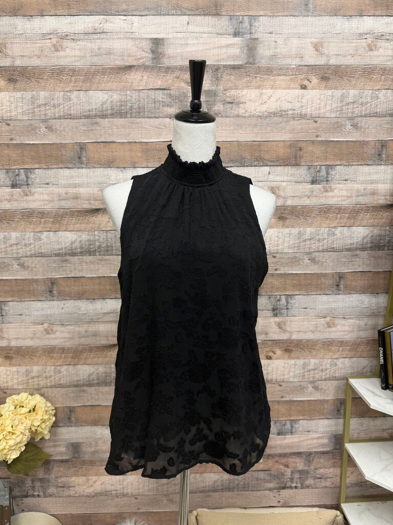 Black Ann Taylor Sleveless Blouse