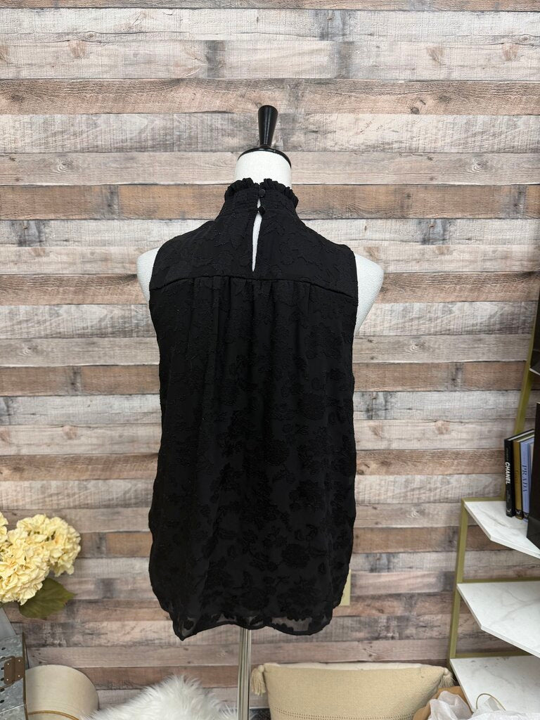 Black Ann Taylor Sleveless Blouse
