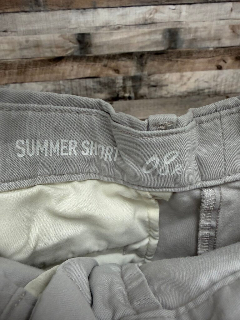 White Khakis By Gap Cotton Chino Shorts