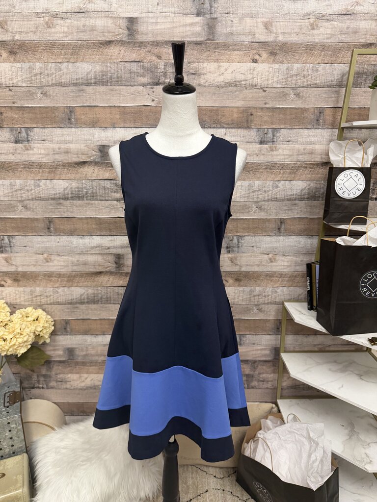 NWT Navy Blue Eliza J Color Block