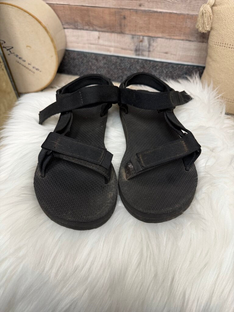 Black Teva Original Universal Texile Sport Sandals
