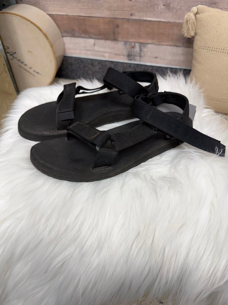 Black Teva Original Universal Texile Sport Sandals