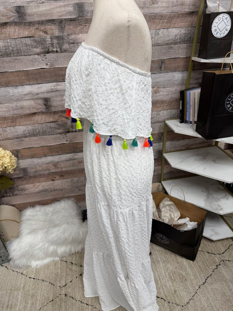 White Lily Pulizer Caridee Strapless Dress