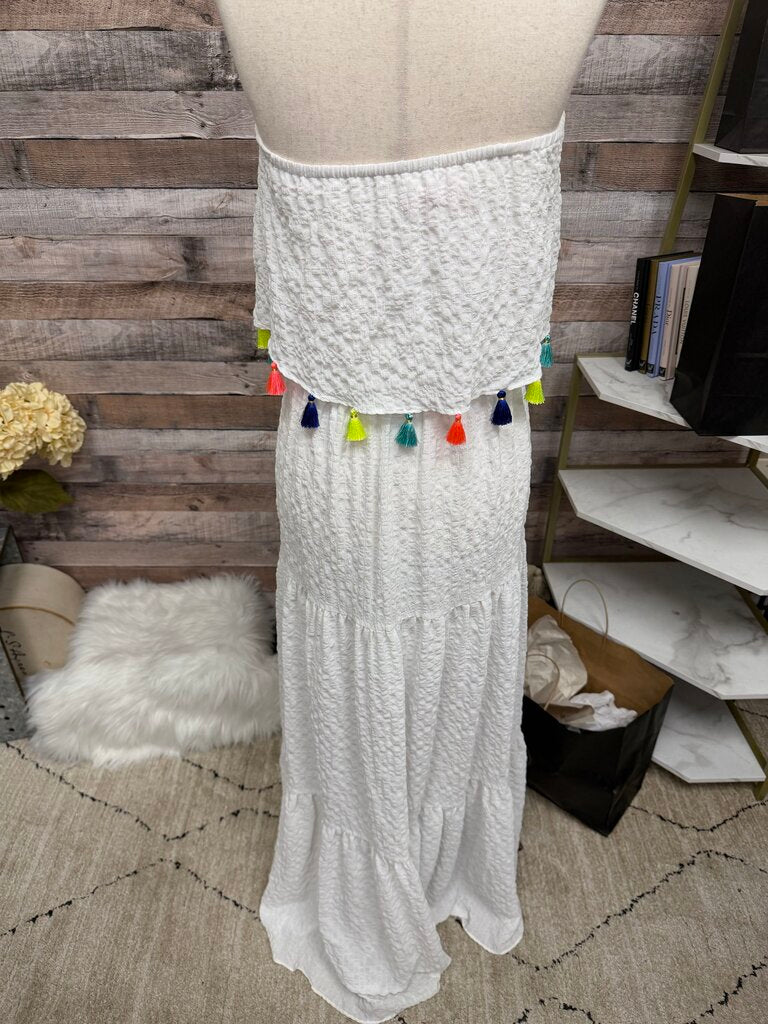 White Lily Pulizer Caridee Strapless Dress