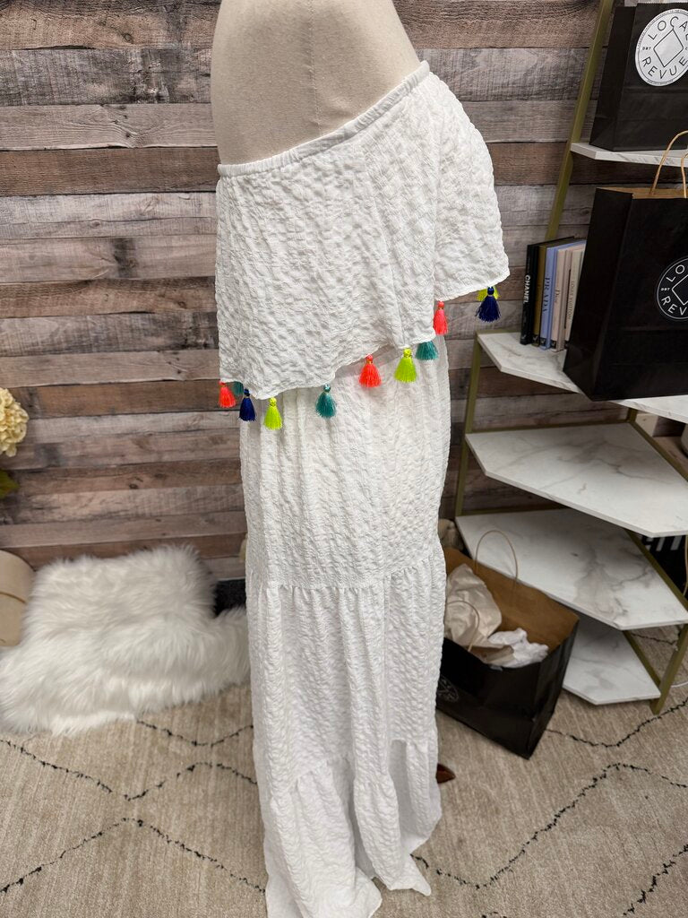White Lily Pulizer Caridee Strapless Dress