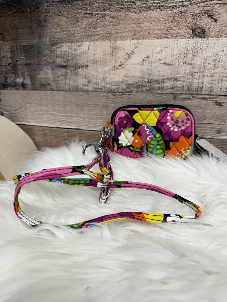 Multi Color Va Va Bloom Pattern Vera Bradley Quilted Wristlet