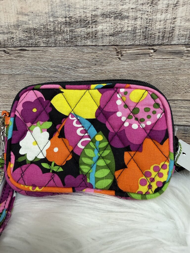 Multi Color Va Va Bloom Pattern Vera Bradley Quilted Wristlet