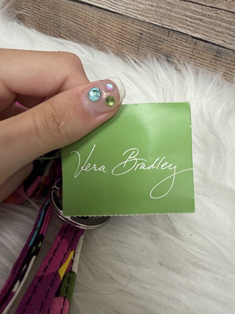 Multi Color Va Va Bloom Pattern Vera Bradley Quilted Wristlet