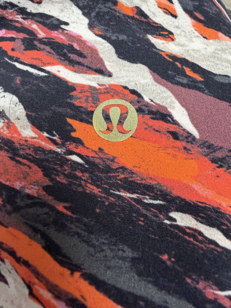 Lululemon High Rise Coral,Black & White Tiger Print