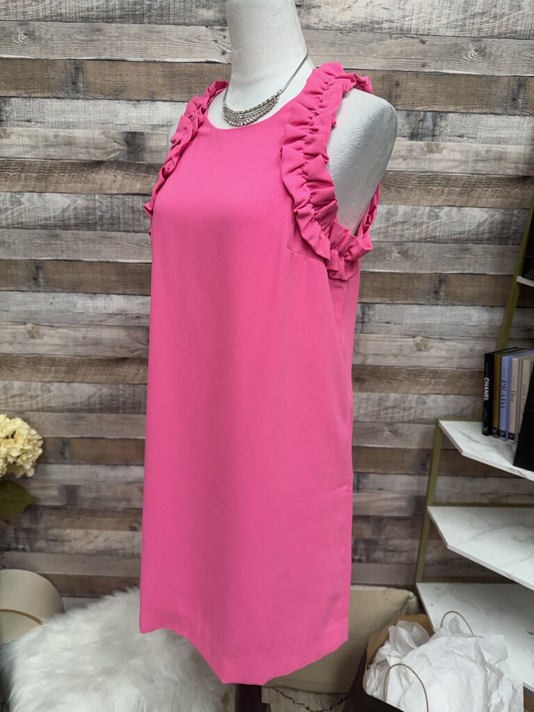 NWT Lilly Pulitzer Barbie Pink Ruffle Shift Dress