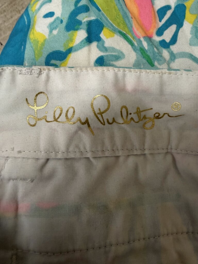 Multicolor Sailboat Print Lilly Pultizer The Jayne Short