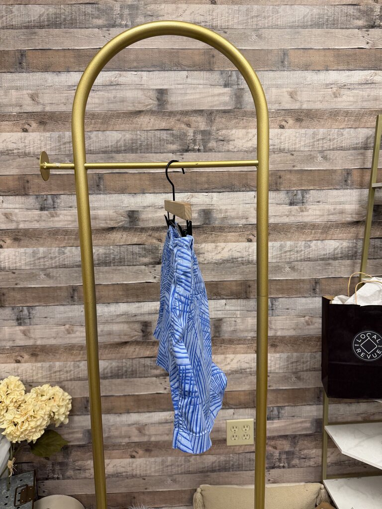 Blue And White Palm Print Vineyard Vines Shorts