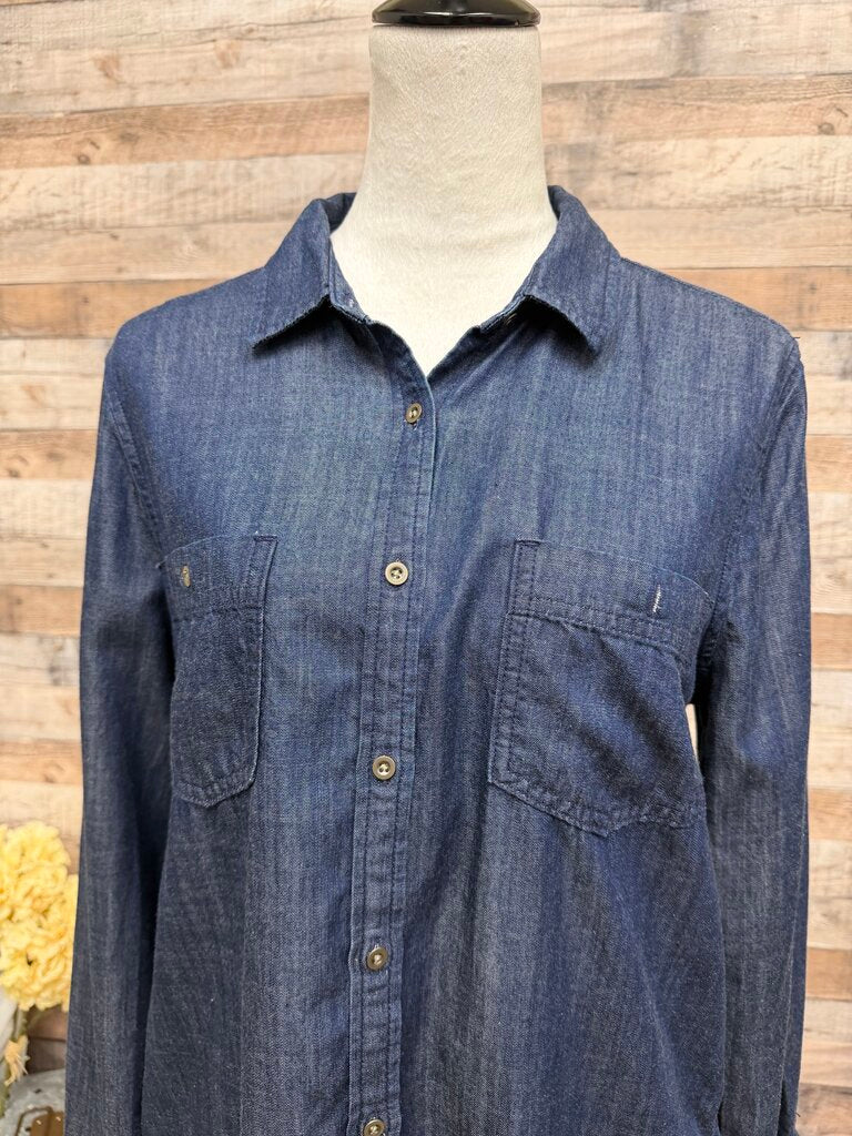 Blue Banana Republic Denim Shirt Dress