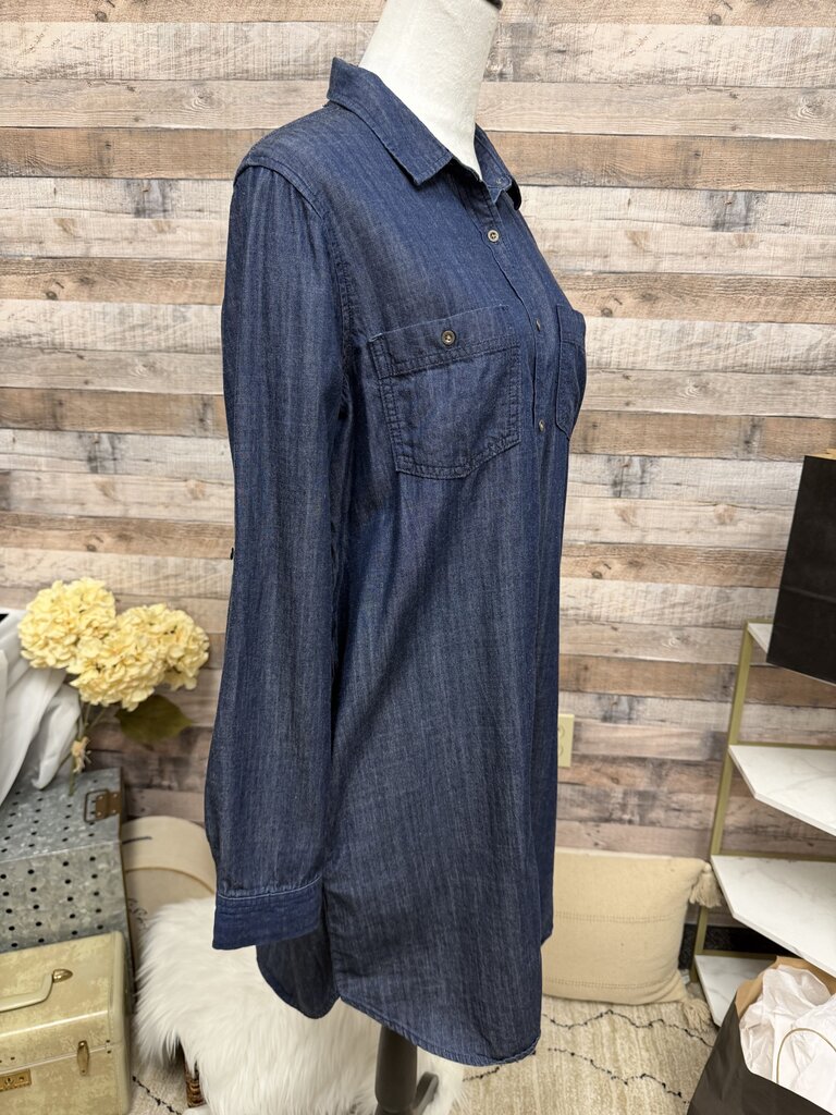 Blue Banana Republic Denim Shirt Dress