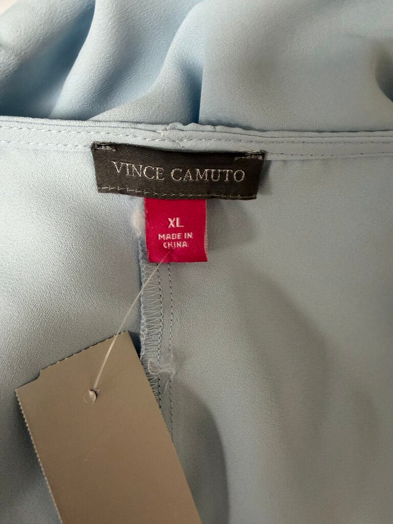 Vince Camuto Powder Blue Chiffon Blouse
