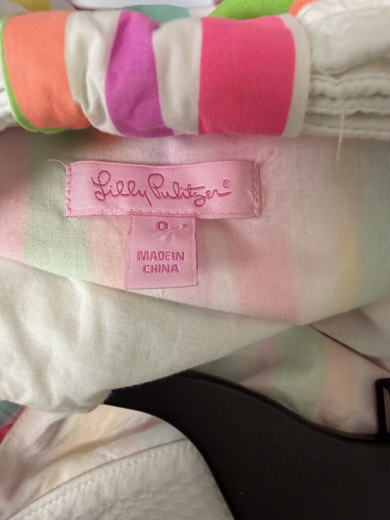 Multicolor Stripe Print Lilly Pulitzer Shift Dress