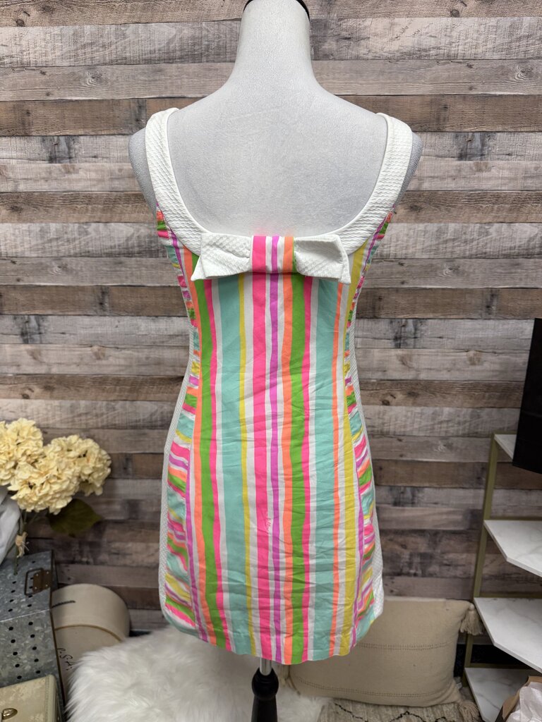 Multicolor Stripe Print Lilly Pulitzer Shift Dress