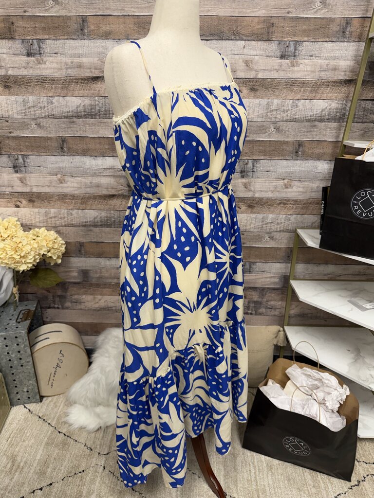 NWT Cream & Blue ASTR The Label Maxi Dress