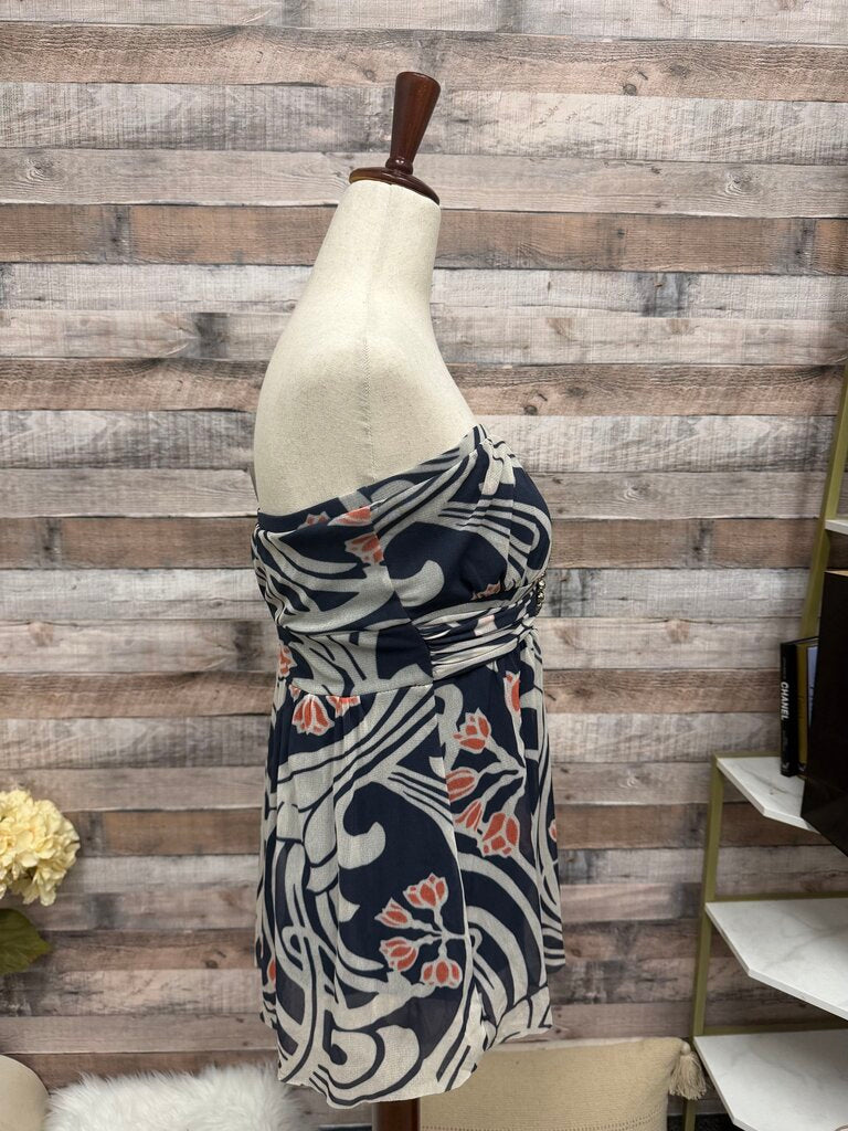 NWT Navy & White Weston Wear Tube Top