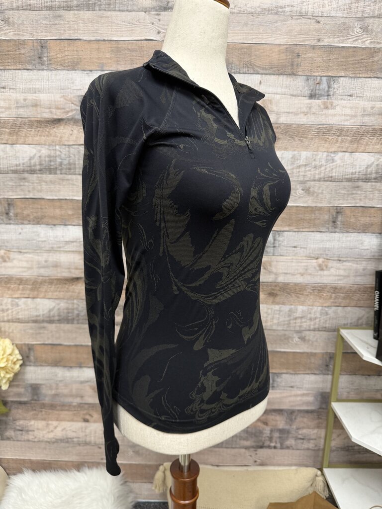 Black & Brown Athleta Quarter-zip