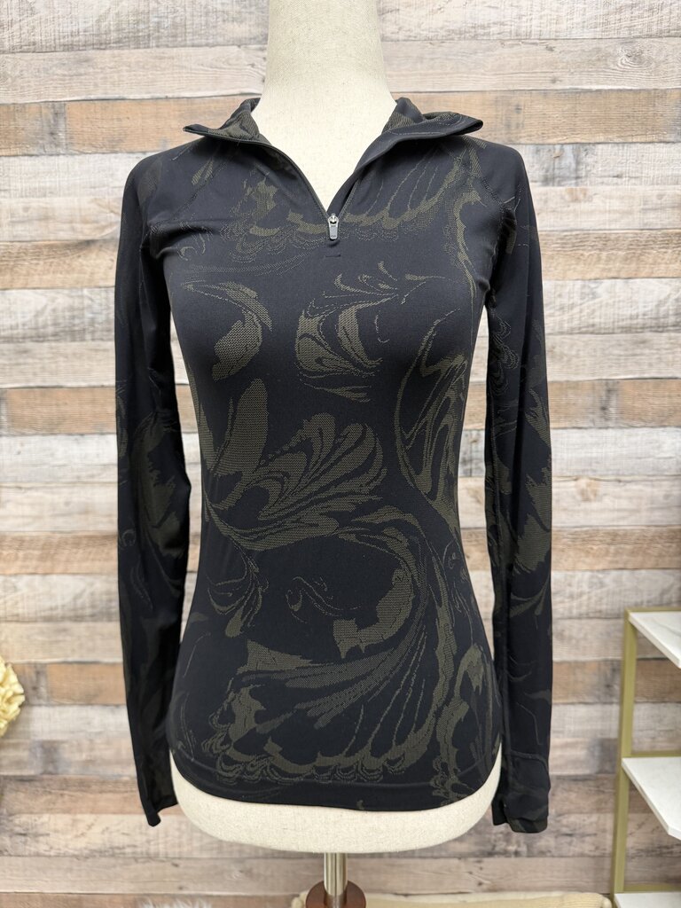 Black & Brown Athleta Quarter-zip