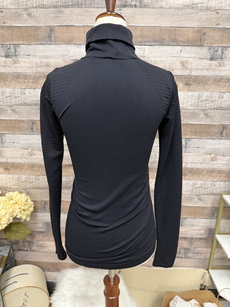 Black TurtleNeck Athleta Long Sleeve Top