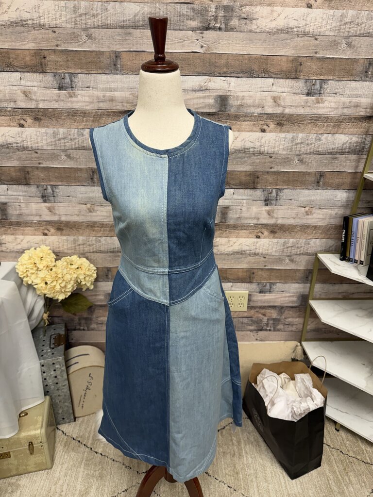 Denim Midi Dress Holding Horses For Anthropology