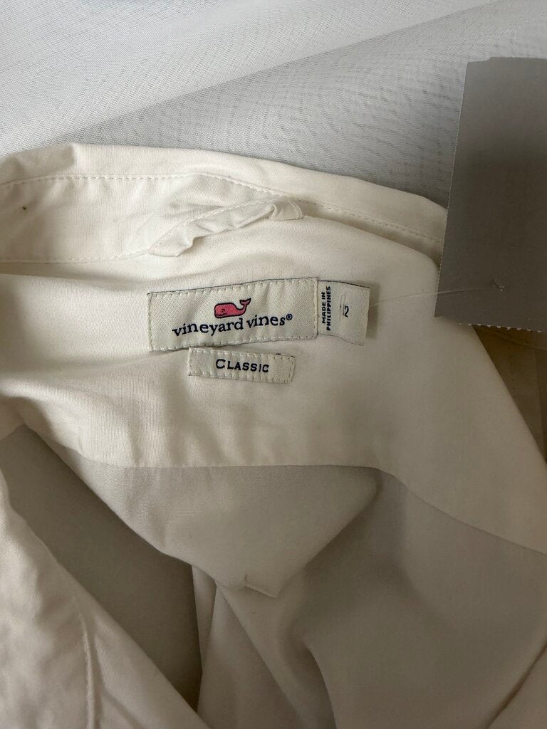 Vineyard Vines White Button-Down Shirt