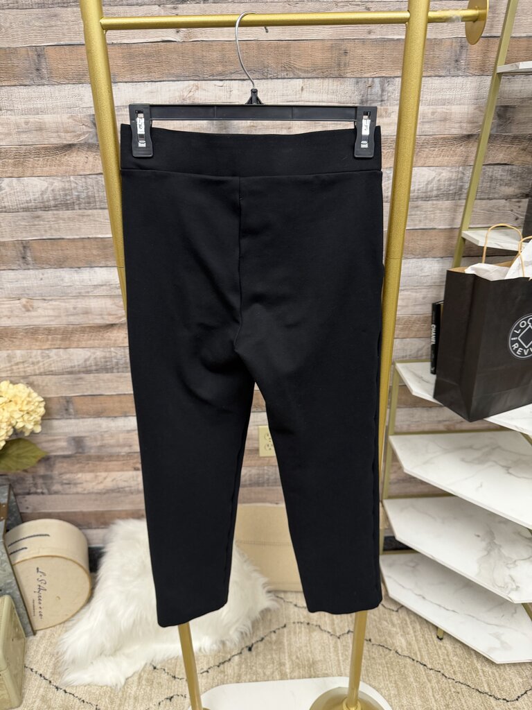 Loft Black Tapered Trousers With Slant Pockets