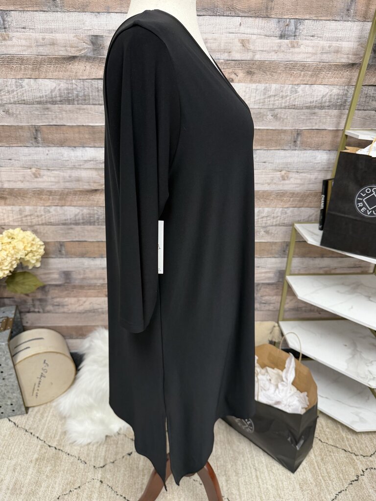 NWT Black Sympli 3/4 Sleeve Tunic Dress