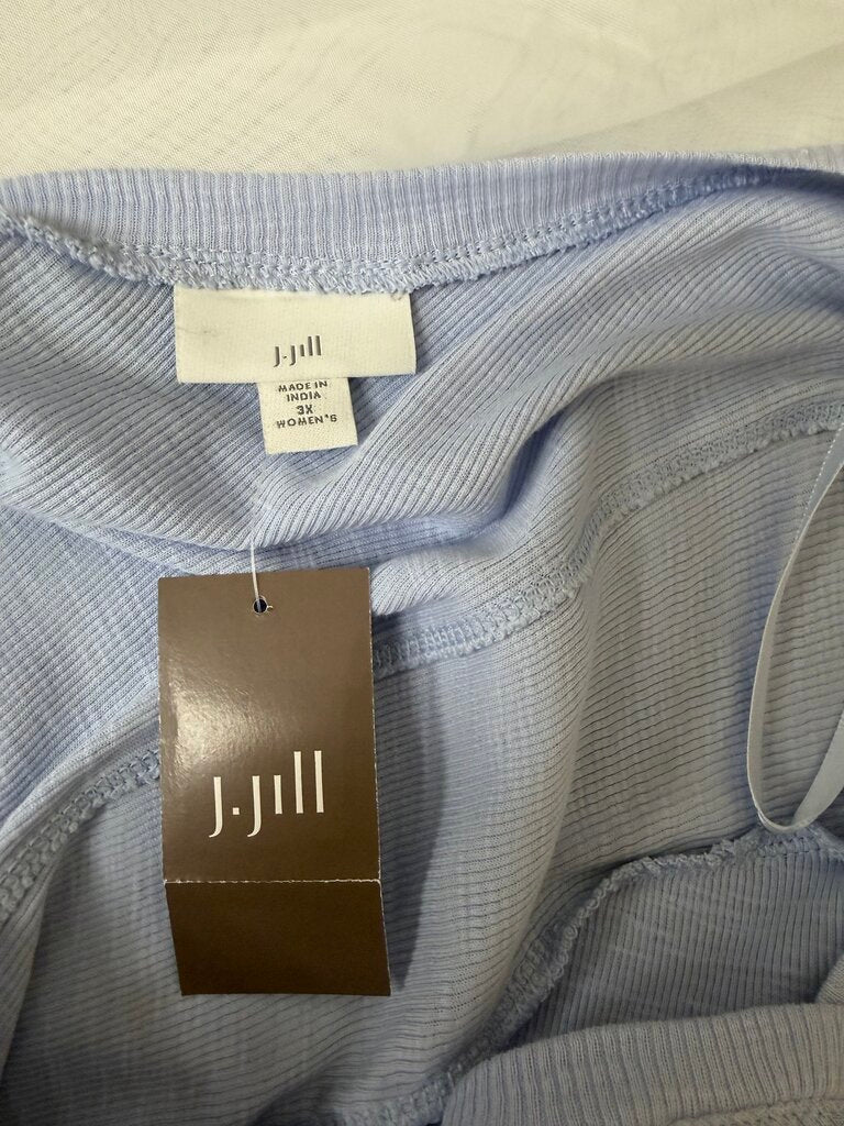 NWT J. Jill Cotton Blend Long Sleeve V-Neck T-Shirt