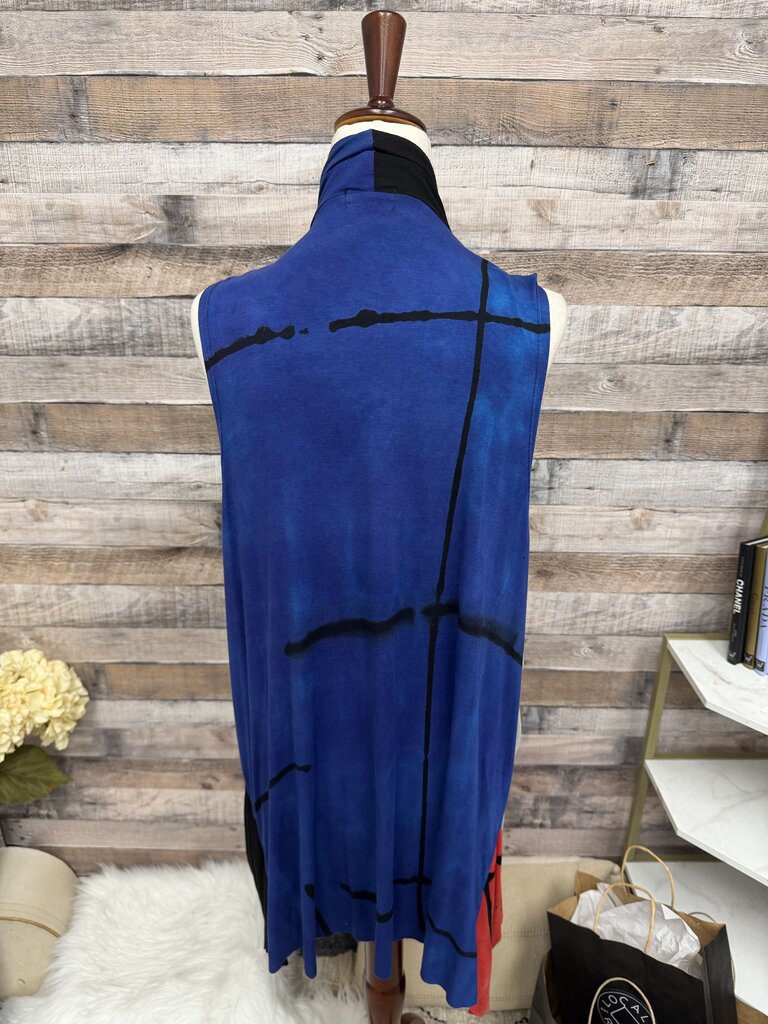 Art Of Cloth Color-block Open Cardigan