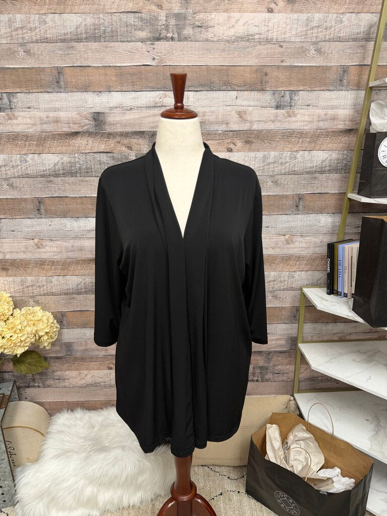 CJ Banks Black Cardigan