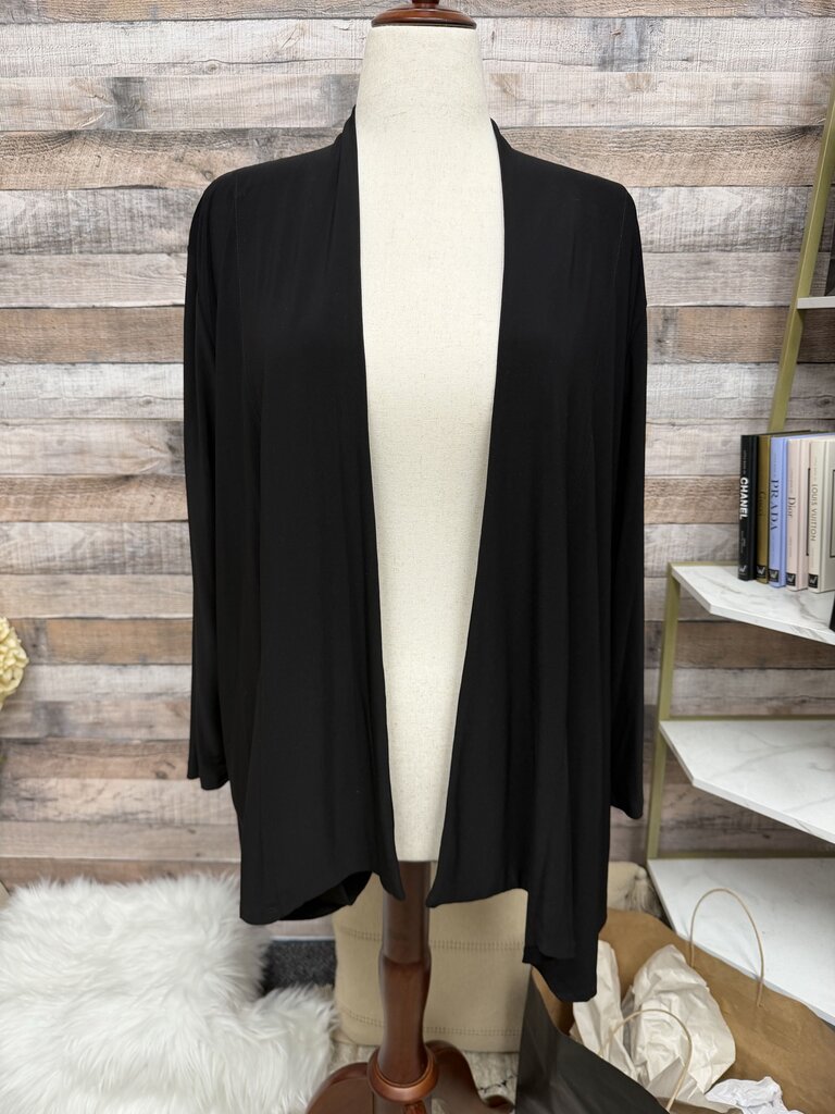 Travel Elements Black Stretch Cardigan
