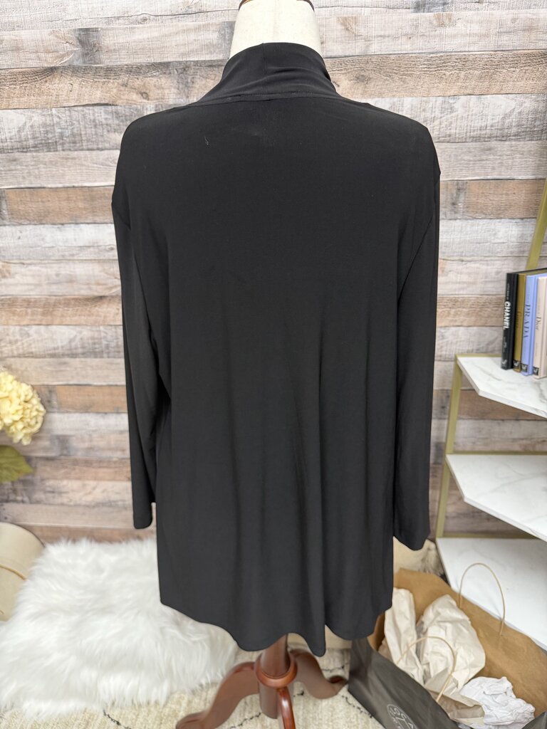 Travel Elements Black Stretch Cardigan